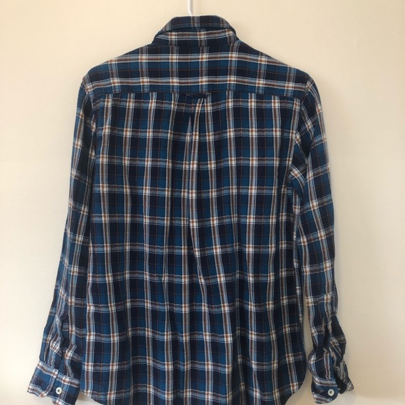 Jack threads blue/orange flannel - Picture 2 of 4